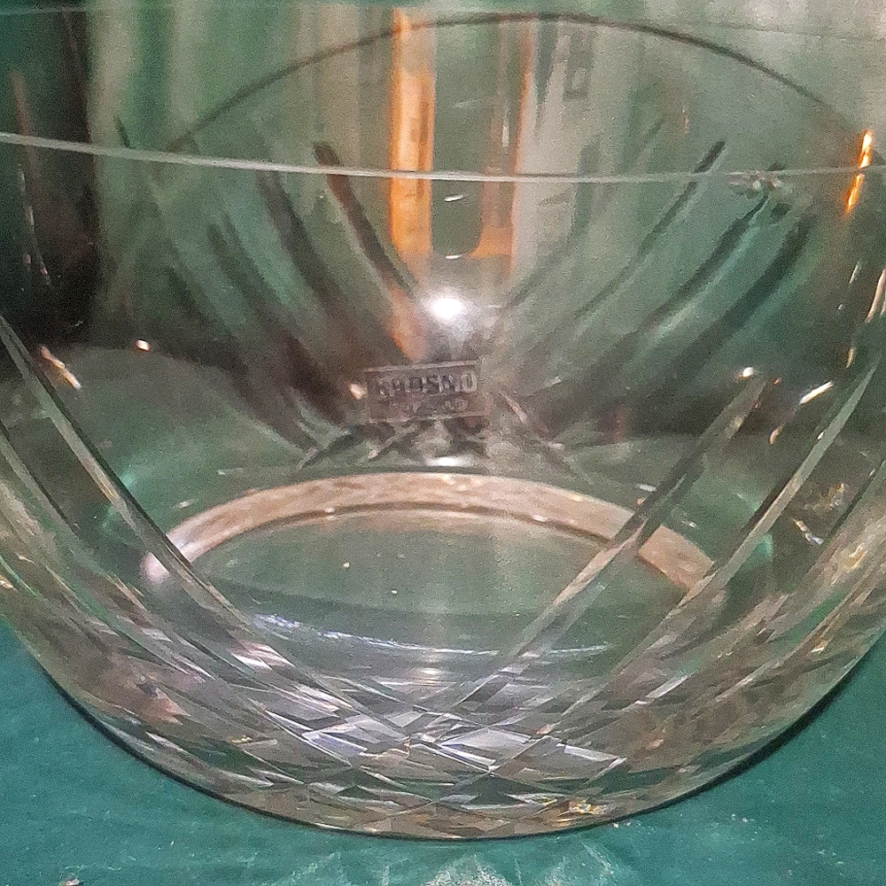 Crystal Serving Bowl